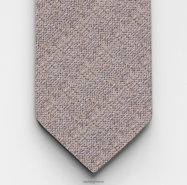 OLYMP γραβάτα λεπτή 6,5 εκ., καφέ H240R2200 αξεσουάρ