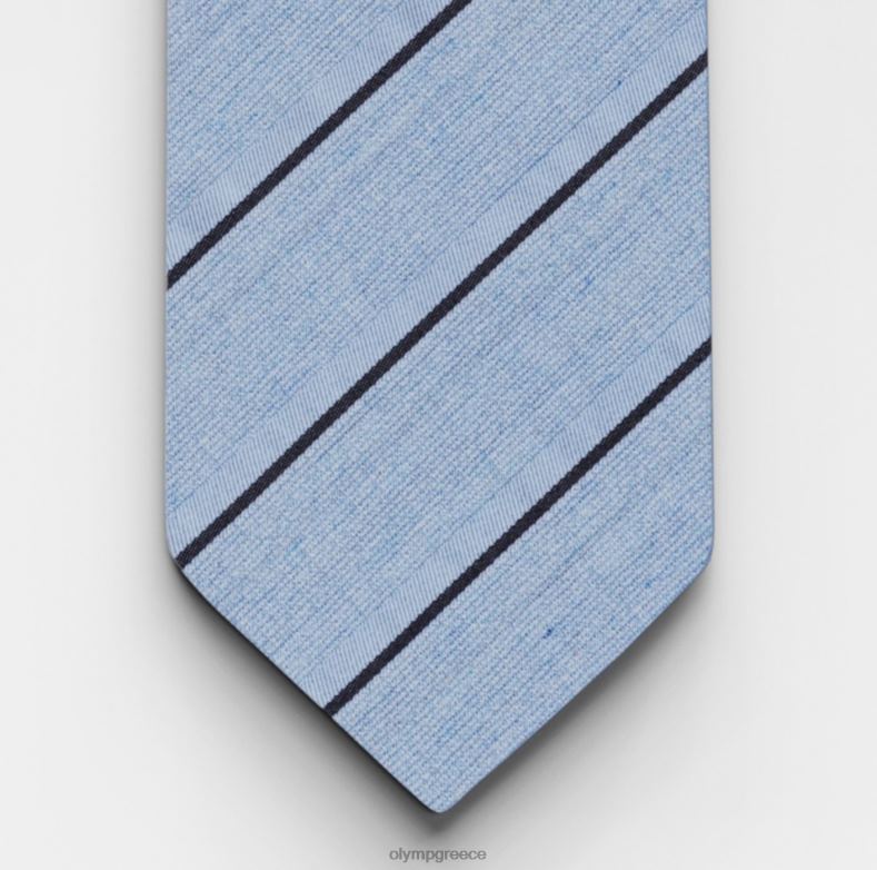 OLYMP γραβάτα λεπτή 6,5 εκ., μπλε H240R2217 αξεσουάρ