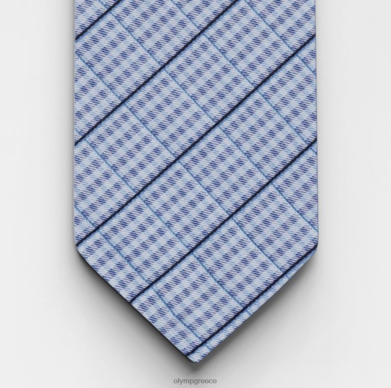 OLYMP γραβάτα λεπτή 6,5 εκ., μπλε H240R2231 αξεσουάρ