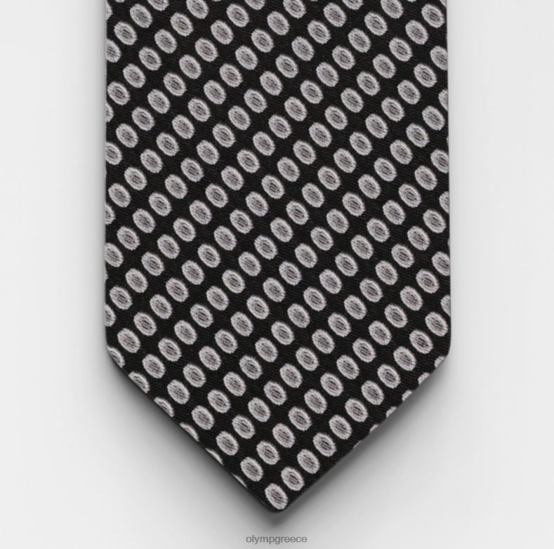 OLYMP γραβάτα λεπτή 6,5 εκ., μαύρη H240R2234 αξεσουάρ