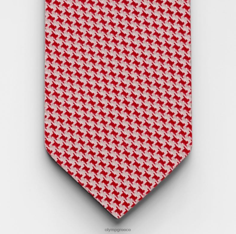 OLYMP γραβάτα λεπτή 6,5 εκ., κόκκινη H240R2235 αξεσουάρ