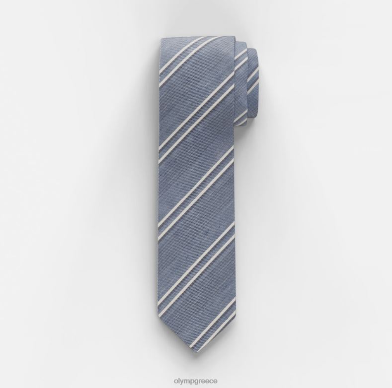 OLYMP γραβάτα λεπτή 6,5 εκ., μπλε H240R2236 αξεσουάρ