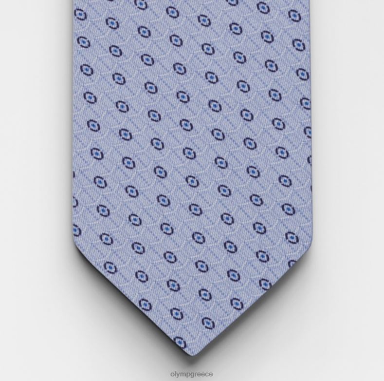 OLYMP γραβάτα λεπτή 6,5 εκ., μπλε H240R2238 αξεσουάρ