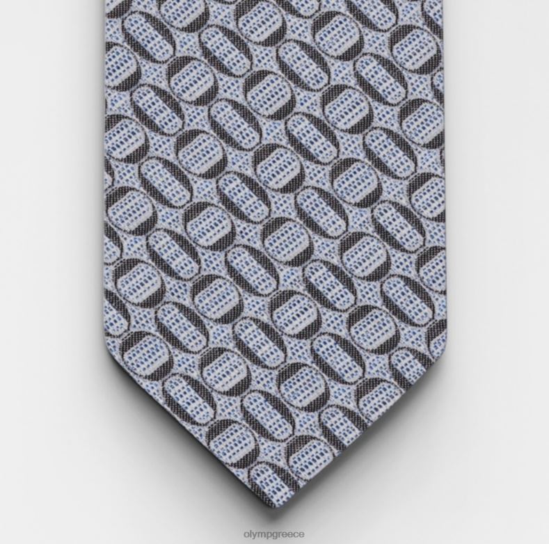 OLYMP γραβάτα λεπτή 6,5 εκ., μπλε H240R2278 αξεσουάρ
