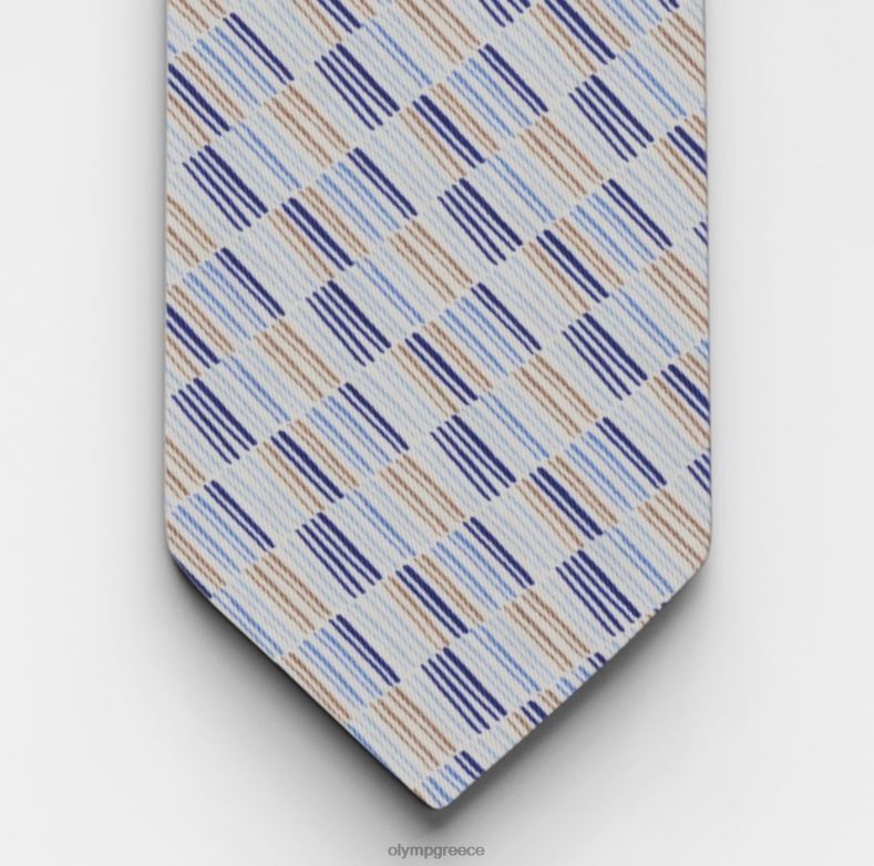 OLYMP γραβάτα λεπτή 6,5 εκ., μπλε H240R2323 αξεσουάρ