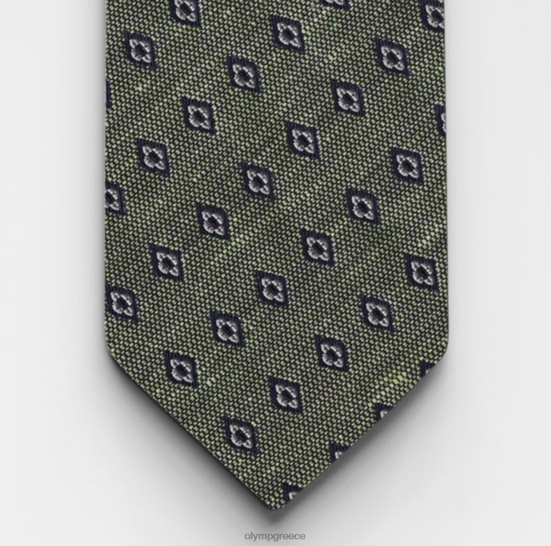 OLYMP γραβάτα λεπτή 6,5 εκ., πράσινο λάιμ H240R2336 αξεσουάρ