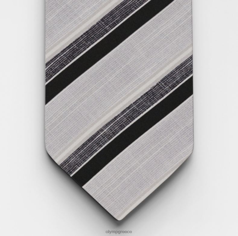 OLYMP γραβάτα λεπτή 6,5 εκ., μαύρη H240R2340 αξεσουάρ