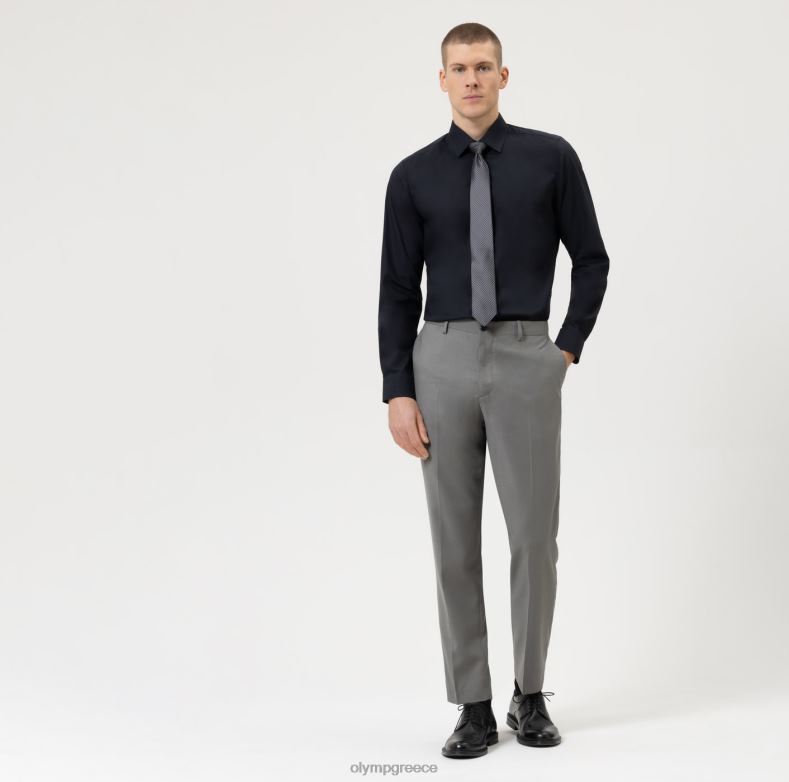 OLYMP γραβάτα λεπτή 6,5 εκ., μαύρη H240R2346 αξεσουάρ