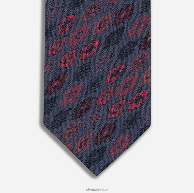 OLYMP γραβάτα λεπτή 6,5 εκ., σκούρο κόκκινο H240R2362 αξεσουάρ