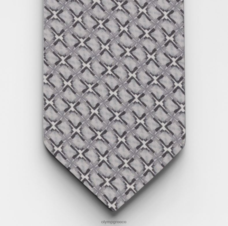 OLYMP γραβάτα λεπτή 6,5 εκ., ανθρακί H240R2364 αξεσουάρ