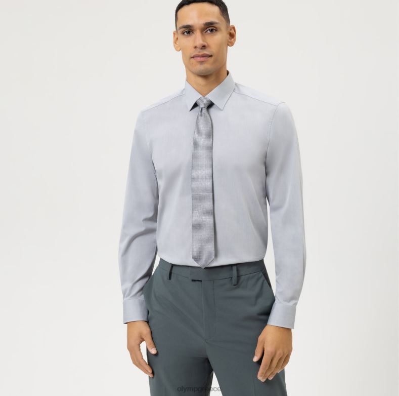 OLYMP γραβάτα λεπτή 6,5 εκ., ανθρακί H240R2365 αξεσουάρ