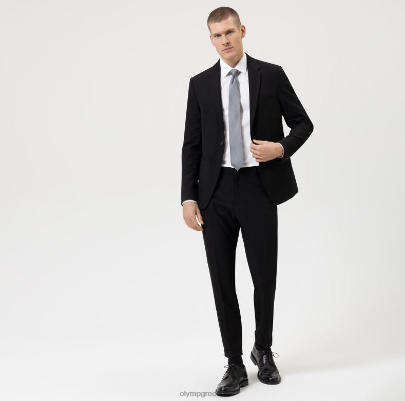 OLYMP γραβάτα λεπτή 6,5 εκ., ανθρακί H240R2476 αξεσουάρ