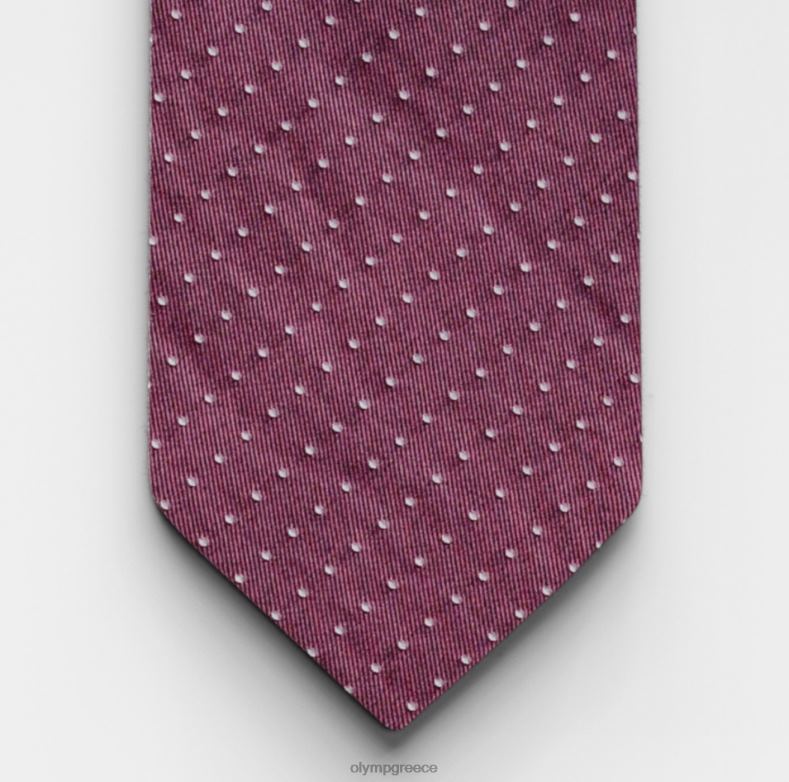 OLYMP γραβάτα λεπτή 6,5 cm, ροδόξυλο H240R2454 αξεσουάρ
