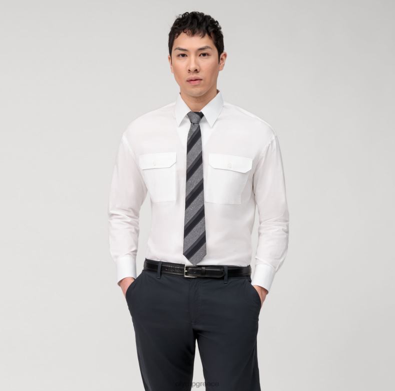 OLYMP γραβάτα κανονική 7 εκ., μαύρη H240R2402 αξεσουάρ