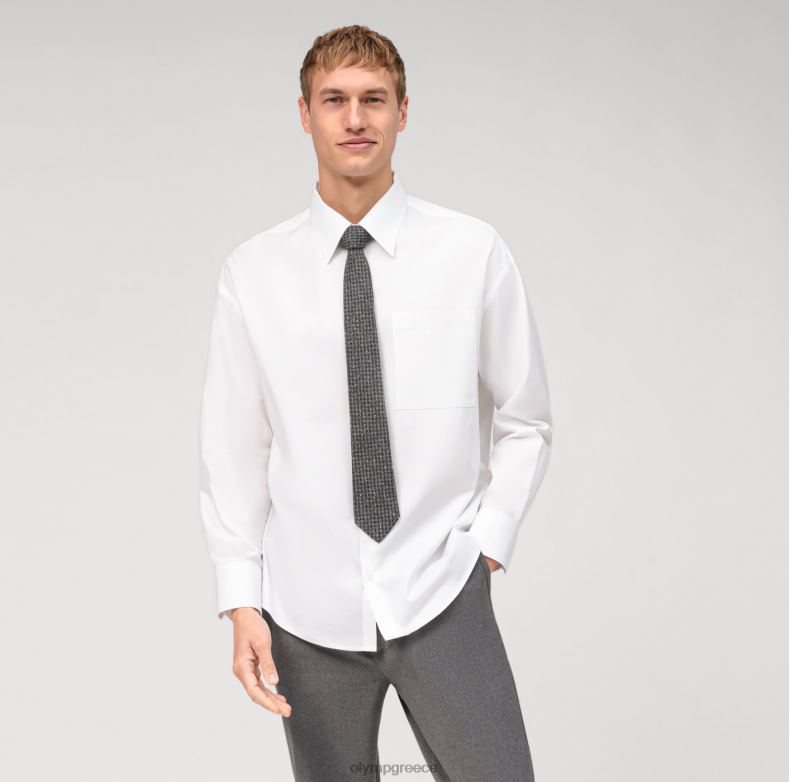 OLYMP γραβάτα κανονική 7 εκ., μαύρη H240R2421 αξεσουάρ