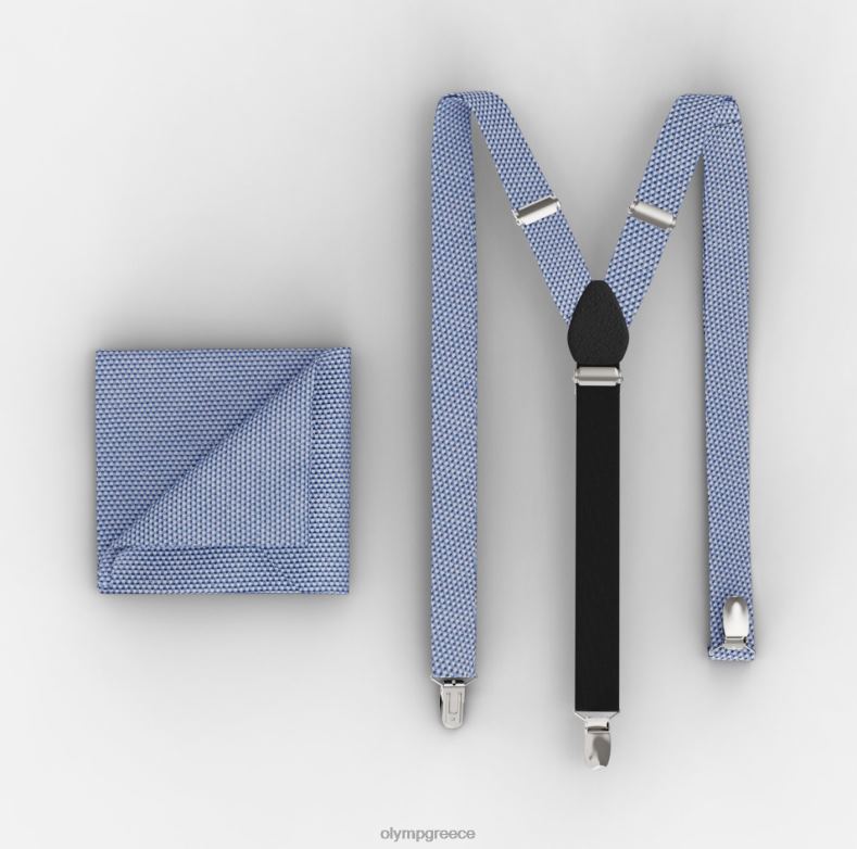 OLYMP σετ τιράντες / σετ τετράγωνο τσέπη μπλέ H240R2639 αξεσουάρ