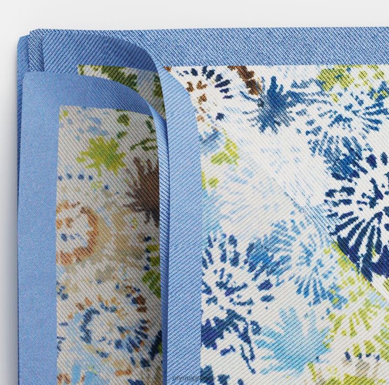 OLYMP τσέπη τετράγωνο 30x30 εκ., μπλέ H240R2574 αξεσουάρ