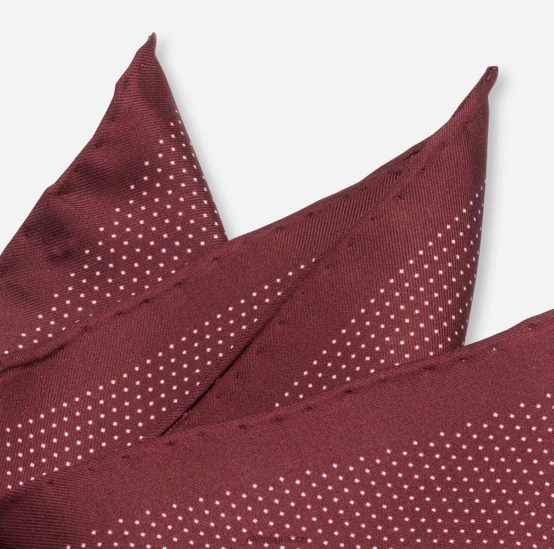 OLYMP τσέπη τετράγωνο 33x33 cm, σκούρο κόκκινο H240R2614 αξεσουάρ