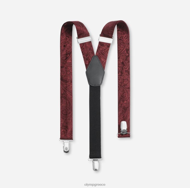 OLYMP τιράντες σε σχήμα y, σκούρο κόκκινο H240R2626 αξεσουάρ