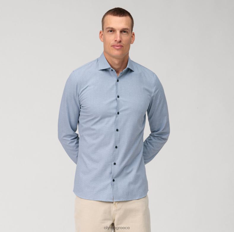 OLYMP όχι. six 24/seven super slim, business shirt, kent, bleu H240R79 είδη ένδυσης
