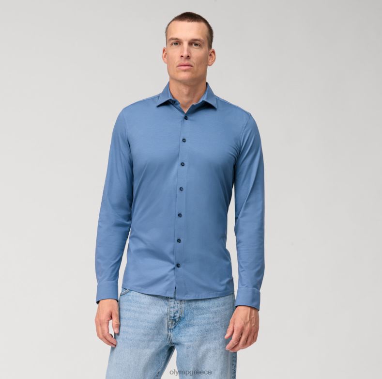OLYMP όχι. six 24/seven super slim, business shirt, urban kent, nuremberg blue H240R43 είδη ένδυσης