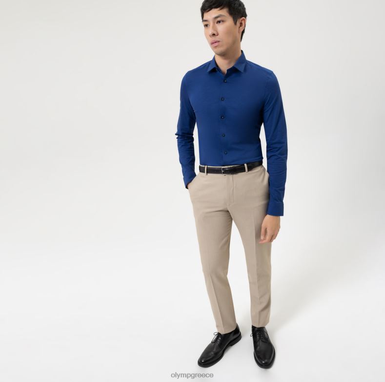 OLYMP όχι. six 24/seven super slim, business shirt, urban kent, royal H240R38 είδη ένδυσης