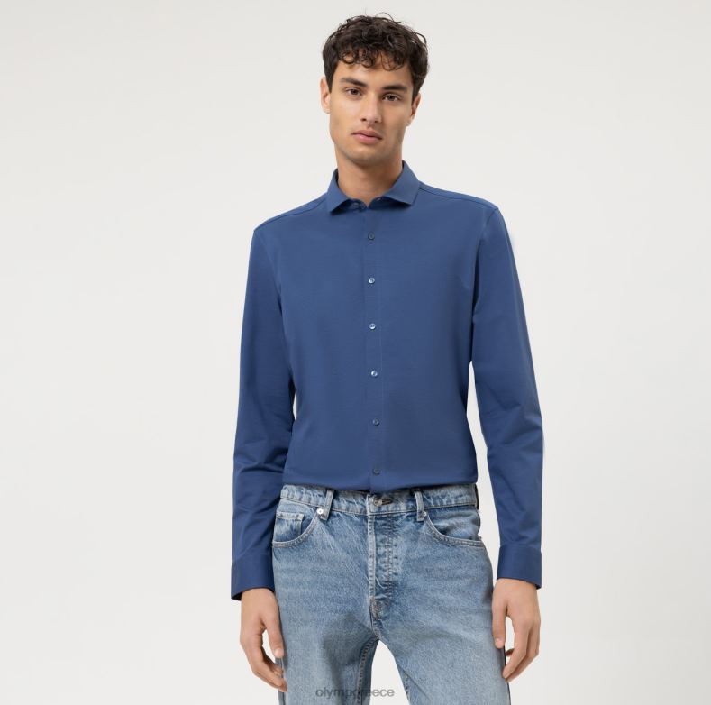 OLYMP όχι. six 24/seven super slim, επαγγελματικό πουκάμισο, cutaway, marine H240R25 είδη ένδυσης