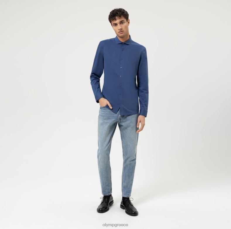 OLYMP όχι. six 24/seven super slim, επαγγελματικό πουκάμισο, cutaway, marine H240R25 είδη ένδυσης