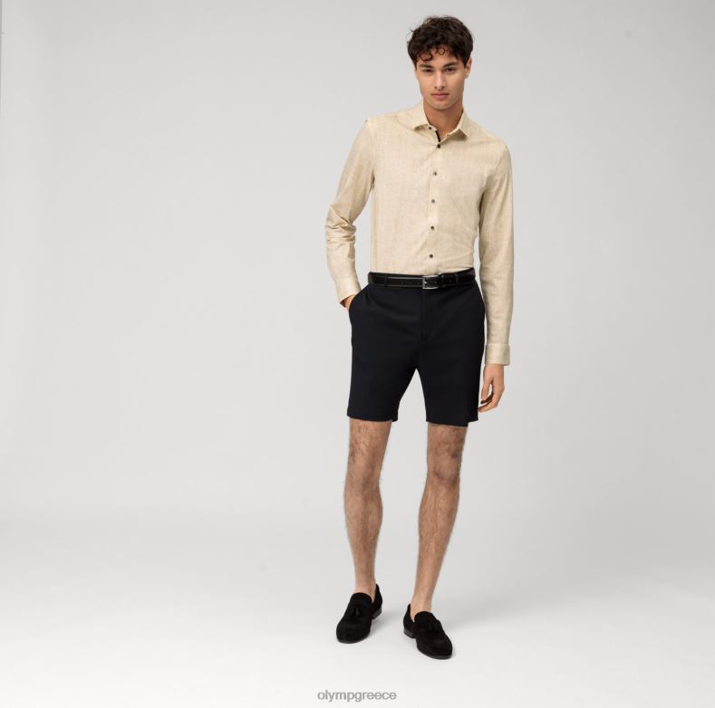 OLYMP όχι. six 24/seven super slim, επαγγελματικό πουκάμισο, μοντέρνο kent, ορείχαλκο H240R149 είδη ένδυσης