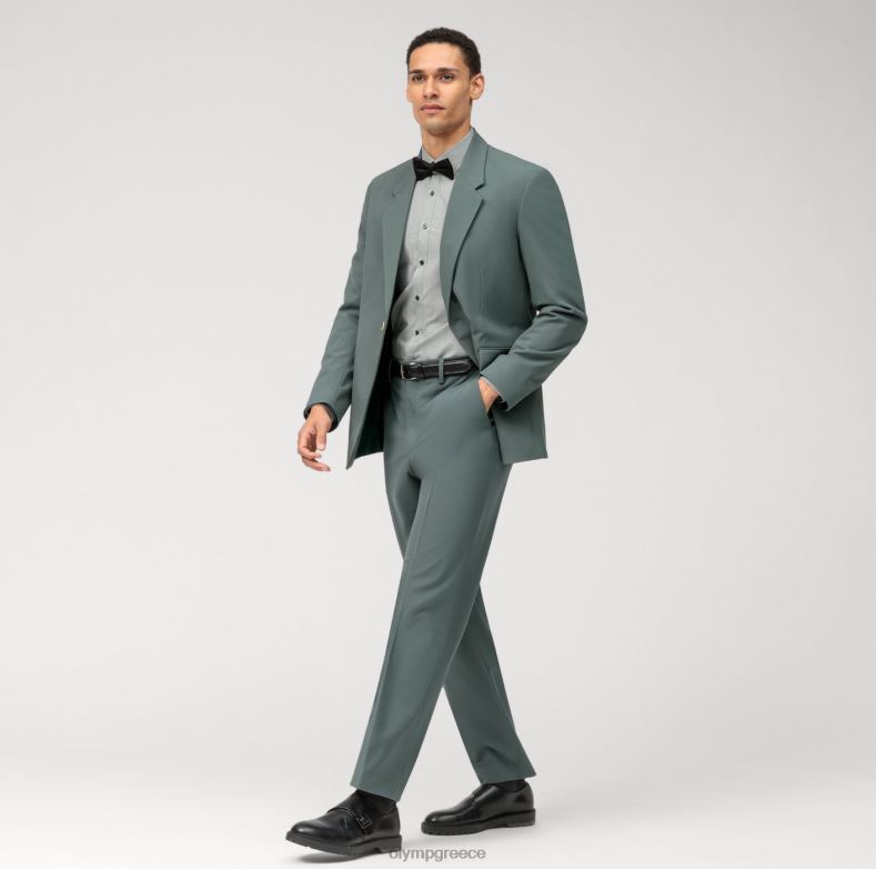 OLYMP όχι. six super slim, επαγγελματικό πουκάμισο, μοντέρνο kent, λαδί H240R63 είδη ένδυσης