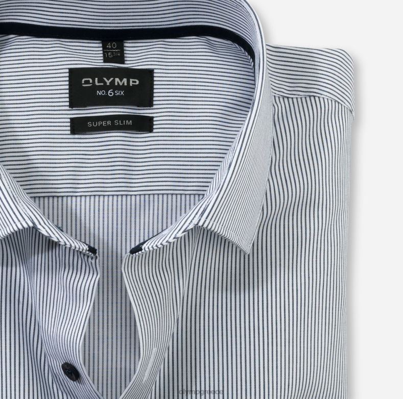 OLYMP όχι. six super slim, επαγγελματικό πουκάμισο, μοντέρνο kent, marine H240R173 είδη ένδυσης