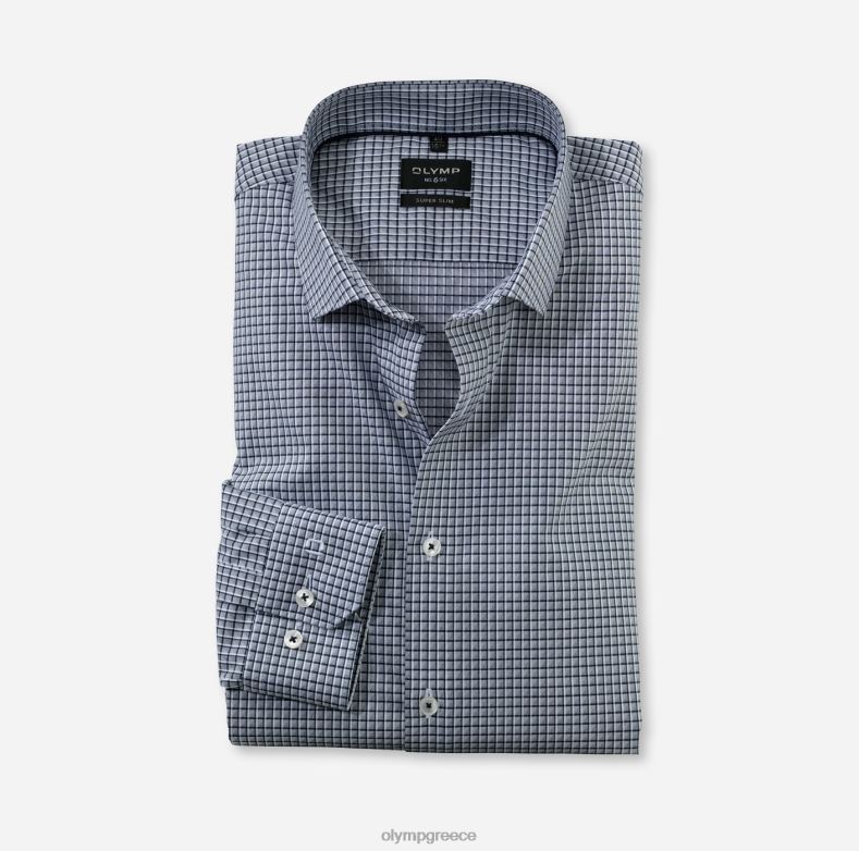 OLYMP όχι. six super slim, επαγγελματικό πουκάμισο, μοντέρνο kent, marine H240R26 είδη ένδυσης