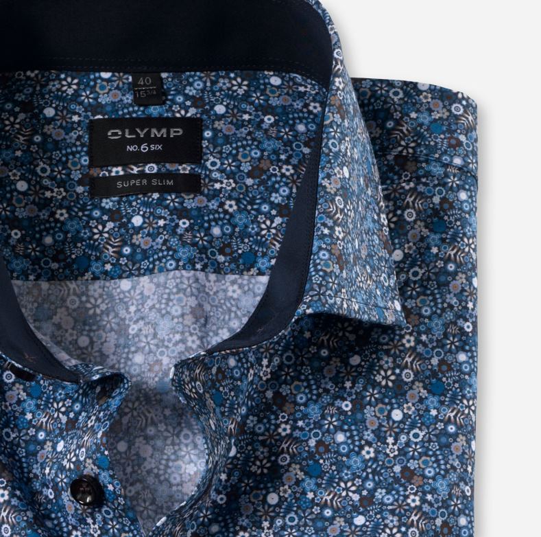 OLYMP όχι. six super slim, επαγγελματικό πουκάμισο, royal kent, φυσικό H240R164 είδη ένδυσης