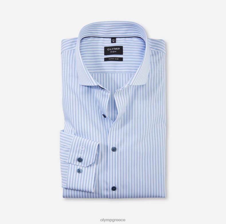 OLYMP όχι. six super slim, επαγγελματικό πουκάμισο, royal kent, bleu H240R231 είδη ένδυσης