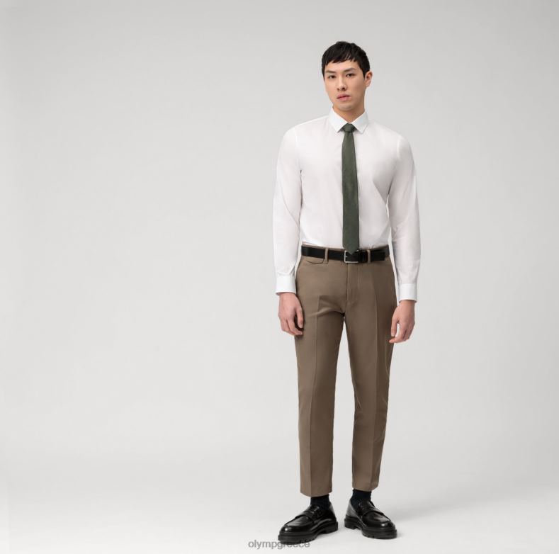 OLYMP όχι. six super slim, επαγγελματικό πουκάμισο, urban kent, λευκό H240R185 είδη ένδυσης