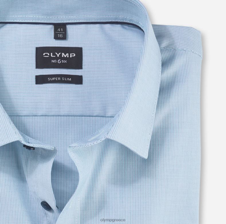OLYMP όχι. six super slim, επαγγελματικό πουκάμισο, urban kent, σμαραγδί H240R188 είδη ένδυσης