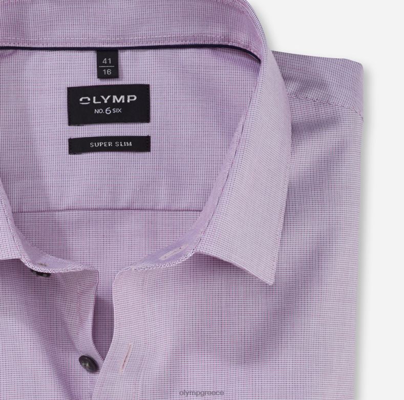 OLYMP όχι. six super slim, επαγγελματικό πουκάμισο, urban kent, φούξια H240R223 είδη ένδυσης