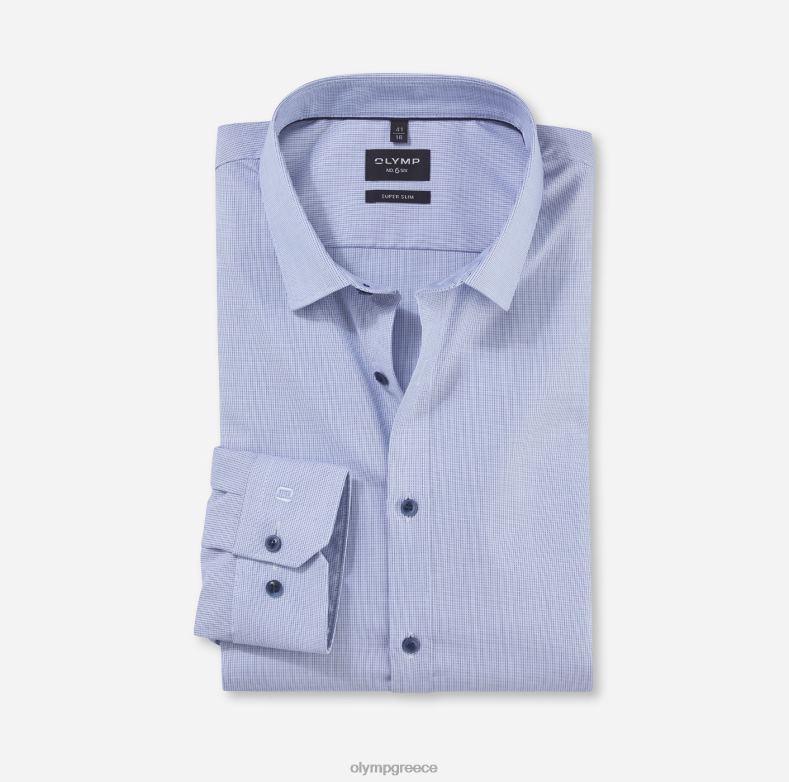 OLYMP όχι. six super slim, επαγγελματικό πουκάμισο, urban kent, bleu H240R179 είδη ένδυσης