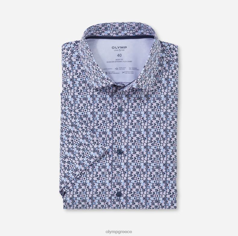 OLYMP Επίπεδο πέμπτο 24/7, επαγγελματικό πουκάμισο, μοντέρνο κεντ, τριαντάφυλλο H240R561 είδη ένδυσης