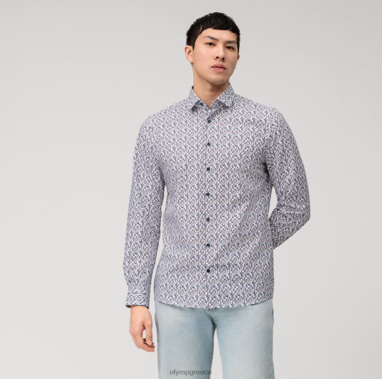 OLYMP Επίπεδο πέμπτο 24/7, επαγγελματικό πουκάμισο, μοντέρνο κεντ, τριαντάφυλλο H240R656 είδη ένδυσης