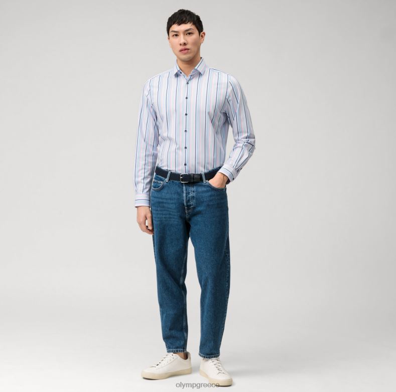 OLYMP Επίπεδο πέμπτο 24/7, επαγγελματικό πουκάμισο, μοντέρνο κεντ, τριαντάφυλλο H240R707 είδη ένδυσης