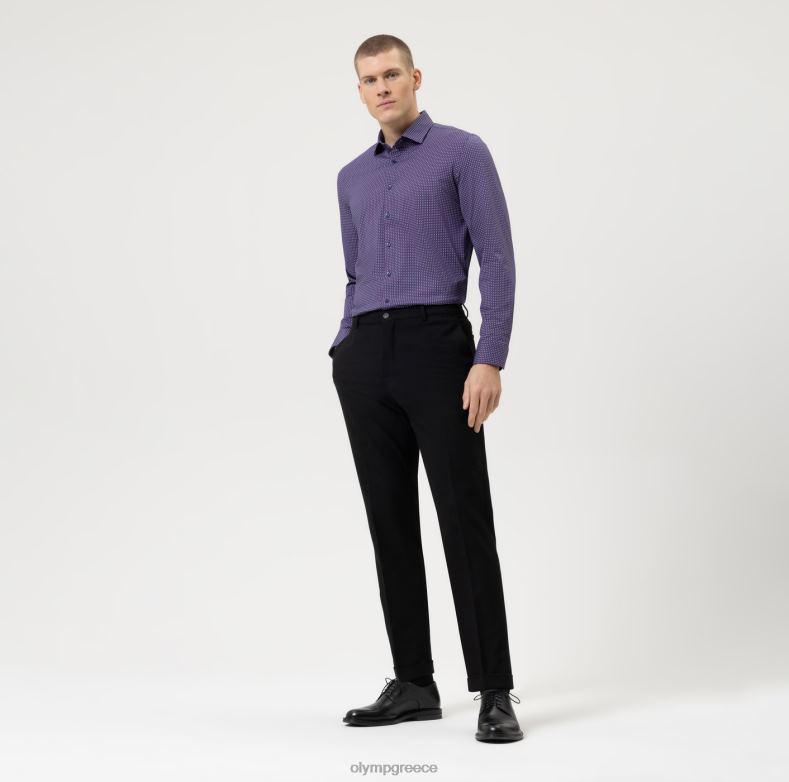 OLYMP επίπεδο πέντε 24/7 body fit, επαγγελματικό πουκάμισο, μοντέρνο kent, φούξια H240R401 είδη ένδυσης