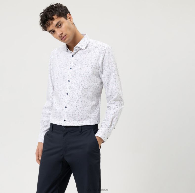 OLYMP επίπεδο πέντε 24/7 body fit, επαγγελματικό πουκάμισο, μοντέρνο kent, φούξια H240R662 είδη ένδυσης