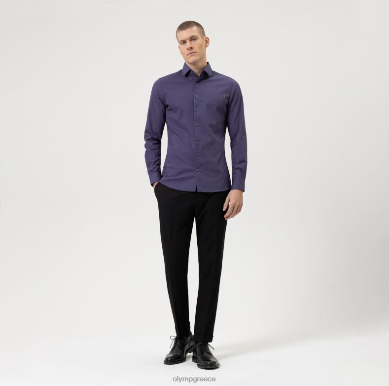 OLYMP επίπεδο πέντε 24/7 body fit, επαγγελματικό πουκάμισο, μοντέρνο kent, φούξια H240R702 είδη ένδυσης