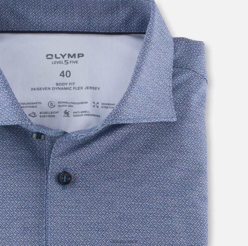 OLYMP επίπεδο πέμπτο 24/7 body fit, επαγγελματικό πουκάμισο, kent, royal H240R699 είδη ένδυσης