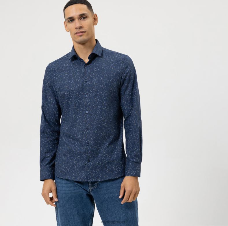 OLYMP Επίπεδο πέντε 24/έβδομη εφαρμογή, επαγγελματικό πουκάμισο, μοντέρνο κεντ, λάιμ H240R420 είδη ένδυσης