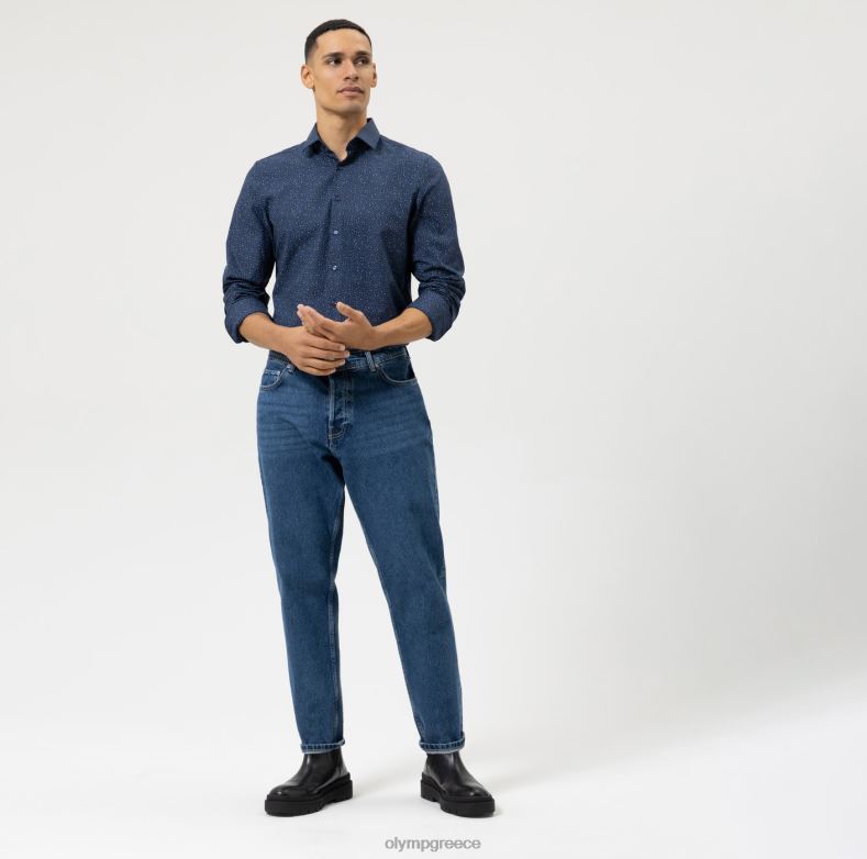 OLYMP Επίπεδο πέντε 24/έβδομη εφαρμογή, επαγγελματικό πουκάμισο, μοντέρνο κεντ, λάιμ H240R420 είδη ένδυσης