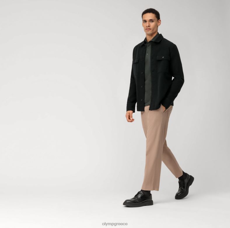 OLYMP Επίπεδο πέμπτο 24/έβδομη εφαρμογή, επαγγελματικό πουκάμισο, κεντ, ελιά H240R451 είδη ένδυσης