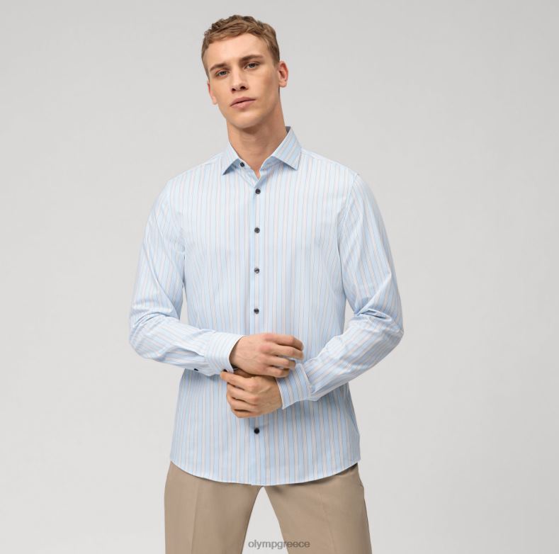 OLYMP Επίπεδο πέμπτο 24/έβδομη εφαρμογή, επαγγελματικό πουκάμισο, κεντ, γκρι H240R453 είδη ένδυσης