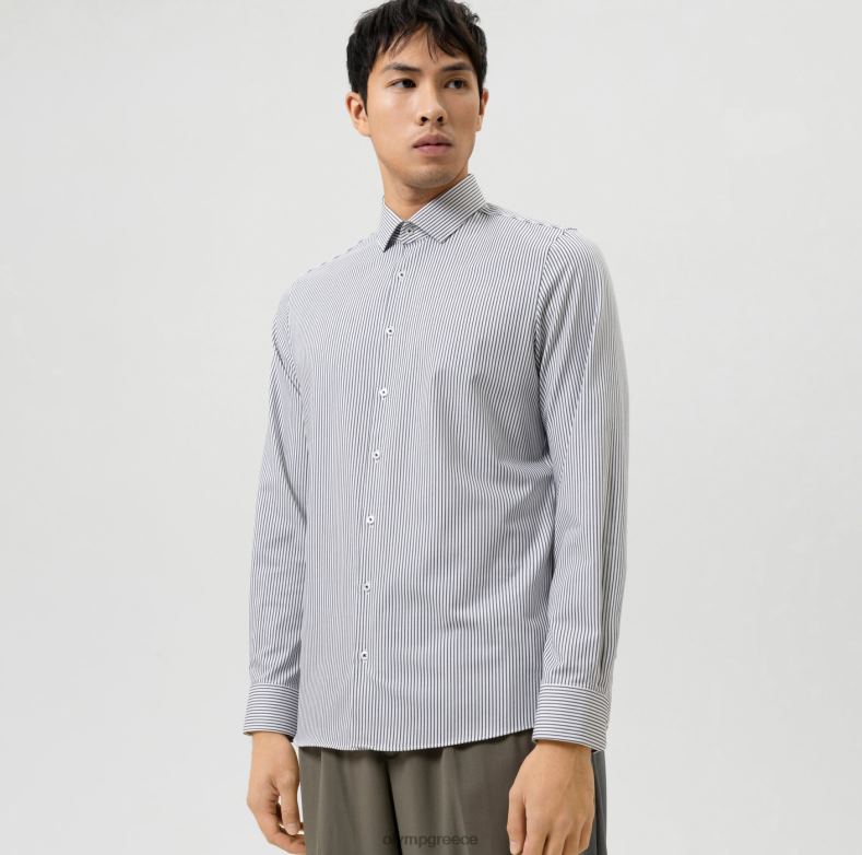 OLYMP Επίπεδο πέμπτο 24/έβδομη εφαρμογή, επαγγελματικό πουκάμισο, μοντέρνο κεντ, μαύρο H240R547 είδη ένδυσης